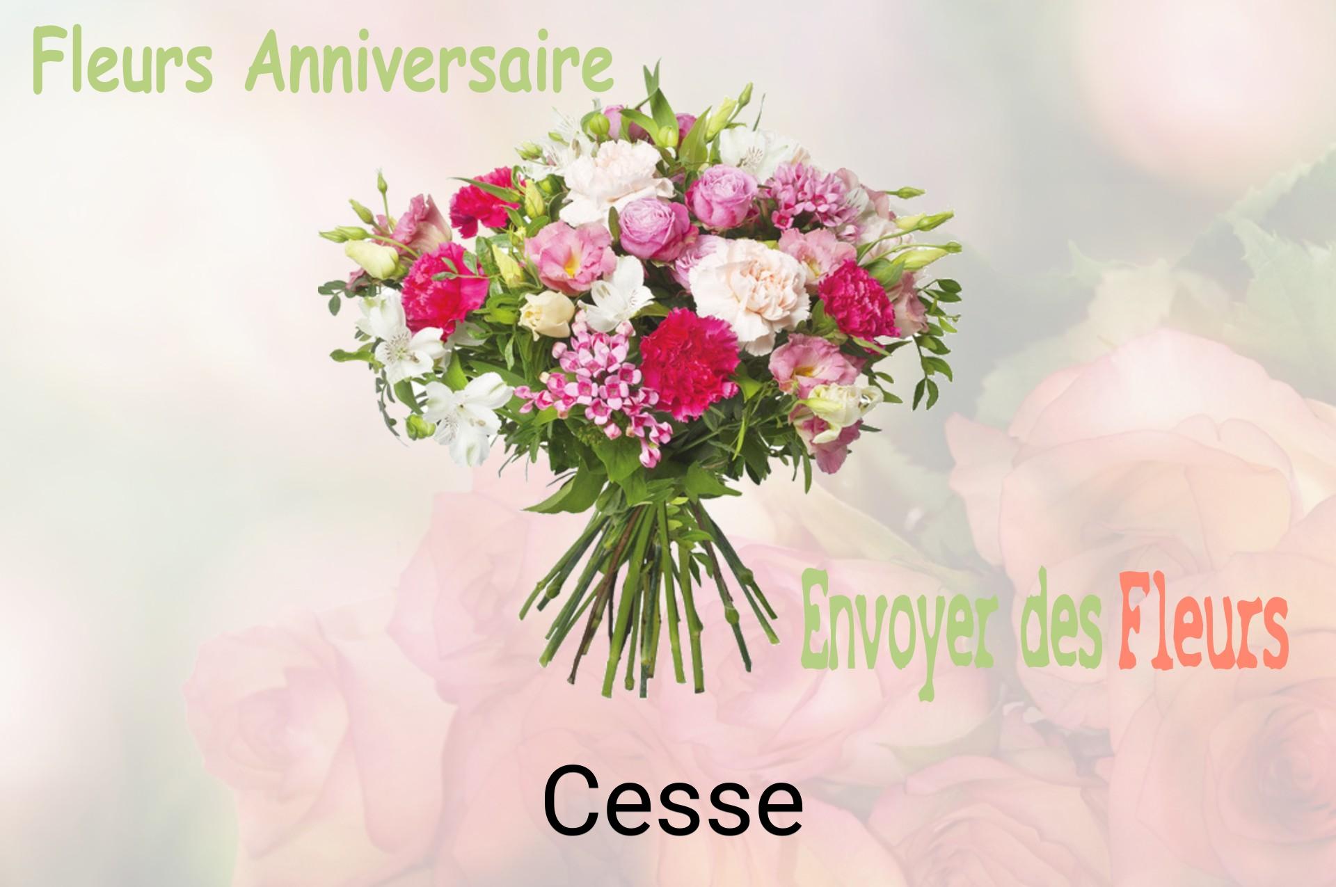 Bouquet de fleurs d’anniversaire livré à Cesse